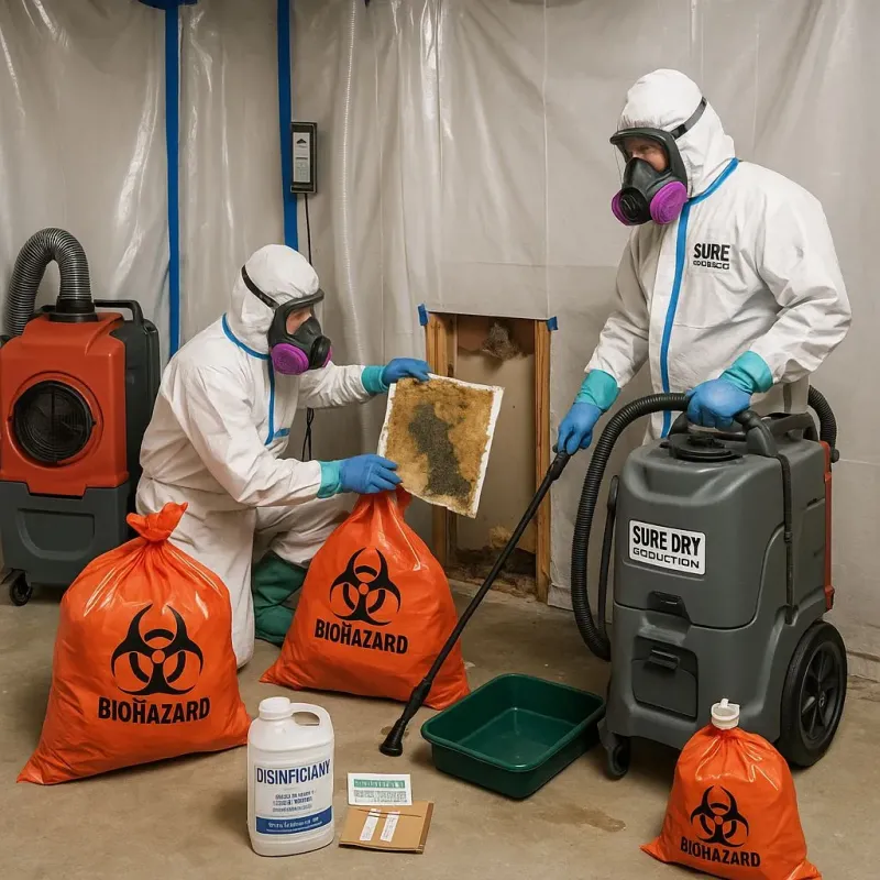 Contaminated Water Handling Protocols process in Adams County, ND